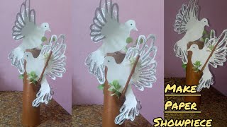 beautiful paper bird  home decor showpiece [upl. by Lilak656]