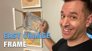 DIY Quick Change Kids Art Frames [upl. by Alexi]