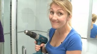 DIY video How to drill tiles [upl. by Norrabal]