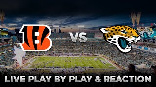 Bengals vs Jaguars Live Play by Play amp Reaction [upl. by Aitnom870]