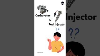 Carburetor Vs Fuel injector Which is Better fuel automobile working engineering shorts [upl. by Ellesij]