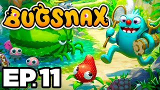 🍓 TURNING PEOPLE INTO BUGSNAX BOILING BAY VOLCANO FLOOFTY  Bugsnax Ep11 Gameplay Lets Play [upl. by Grous]