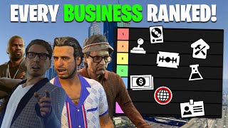 Ranking EVERY Business in GTA Online [upl. by Hayyim]