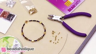 How to Use the BeadSmith Magical Crimp Forming Tool with Magical Crimps [upl. by Thora]