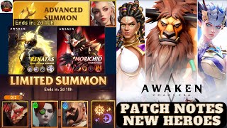 Awaken Chaos Era  Patch Notes  New Heroes [upl. by Jordana]