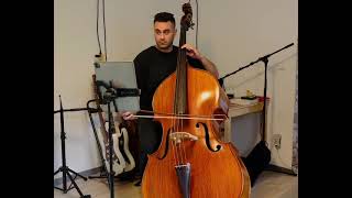 Bach EDur Violinkonzert Adagio  Double Bass Excerpt [upl. by Ainitsirk]