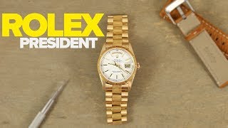 The Rolex DayDate President HandsOn With The Watches US Presidents Made Famous [upl. by Mariann]