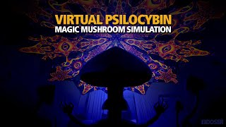 VIRTUAL PSILOCYBIN Powerful Magic Mushroom Simulation [upl. by Ekez]