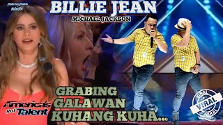 BILLIE JEAN MICHAEL JACKSON AMERICANS GOT TALENT TRENDING AUDITION PARODY INCRIDBLE VOICE 2024 [upl. by Macmillan]