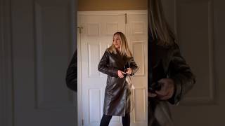 My fav trench coat by Aritzia aritzia trenchcoat style fashion beautyblogger [upl. by Ahsenauj855]