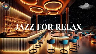 Jazz Lounge with Relaxing Jazz Bar Classics Sound Of Sea Waves 🍷Studying Working Sleeping [upl. by Casmey]