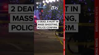 HORROR IN ORLANDO Downtown mass shooting leaves 2 dead 6 injured [upl. by Hadihahs151]