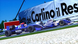 Ayrton Senna amp Roland Ratzenberger Tribute Lap at Imola  Assetto Corsa [upl. by Ahseiym]