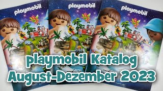 playmobil Katalog AugustDezember 2023  REVIEW [upl. by Aleahc]