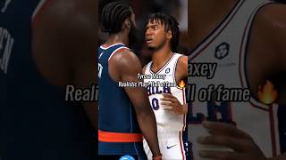 Tyrese Maxey Realistic play in Hof NBA 2K25 [upl. by Thurmann224]