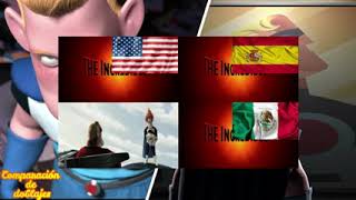 los increíbles 1 No puedes Contar Con Nadie Languages Andio 4 🇺🇸🇪🇦🇦🇷🇲🇽 [upl. by Anika517]