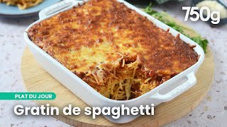 Facile à faire ce gratin de pâtes bolo va vous réchauffer   750g [upl. by Nrev]