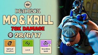 Deadlock  Mo amp Krill 76K DMG  28 Kills  Highest MMR Gameplay Top 01 Players  Valve [upl. by Blanch]