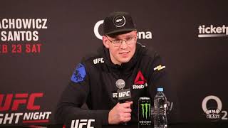 Stefan Struve UFC Fight Night Prague Post Fight Press Conference [upl. by Catlee640]