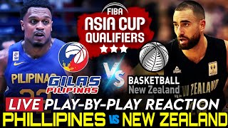 🔴LIVE GILAS PILIPINAS vs NEW ZEALAND TALL BLACKS │ FIBA Asia Cup Qualifier PlayByPlay Reaction [upl. by Flanigan]