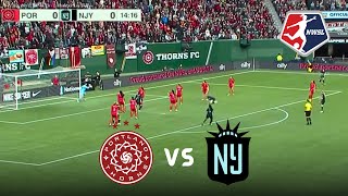 Portland Thorns vs NY Gotham  Natinal Womens Soccer League nwsl 2024  FC 24 [upl. by Eiderf911]