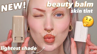 Uhm… I don’t know 🤔 ABH Beauty Balm Skin Tint Review amp Wear Test come with when tattooing myself [upl. by Einaeg]