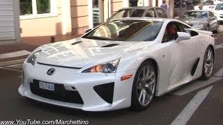 Lexus LFA Start Up and Drives Off [upl. by Ginelle503]