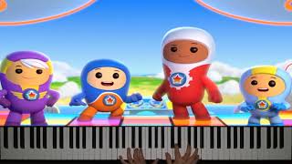 Go Jetters Theme on Piano [upl. by Odlanier]