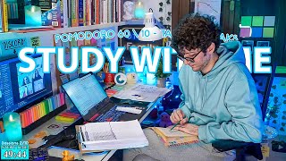 STUDY WITH ME LIVE POMODORO  12 HOURS STUDY CHALLENGE ✨ Harvard Student Relaxing Rain Sounds [upl. by Jumbala]