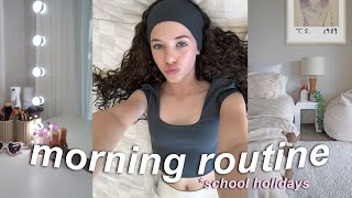 ☀️MORNING ROUTINE School Holidays  Miss Charli [upl. by Aivad]