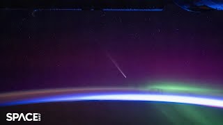 Comet TsuchinshanATLAS captured in amazing timelapse from space [upl. by Sharpe]