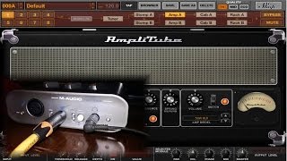 MAUDIO Fast Track  Configurazione con AmpliTube 3 [upl. by Dylana]