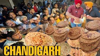 Chandigarh Street Food Tour with mrpettoosingh  Badlu Pranthe  Punjabi Desi Dhaba [upl. by Anos]