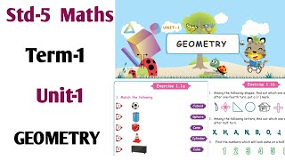 5th Std Maths Term 1 Geometry  5th Standard Maths  Samacheer Kalvi [upl. by Harwell]