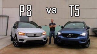 2021 Volvo XC40 T5 RDesign VS 2021 Volvo XC40 P8 RDesign [upl. by Atteuqal]