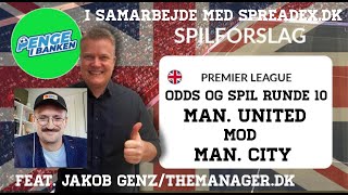 Premier League odds og spilforslag CITY høvler HØJLUNDs Man United [upl. by Ira]