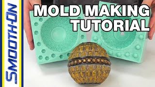 How To Make a 2 Piece Silicone Rubber Mold  Mold Making Tutorial [upl. by Aleel]