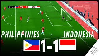 PHILIPPINES vs TIMNAS INDONESIA 11 MATCH HIGHLIGHTS • Video Game Simulation amp Recreation [upl. by Enobe]