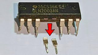 An Idea To Fix Dip IC Chip Broken Pins [upl. by Joli]