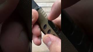 Zagato midget knife asmr edc pocketknife huntingknife military [upl. by Acinorev]