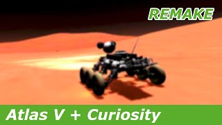 Curiosity Launch and Skycrane Landing in KSP [upl. by Rodl432]