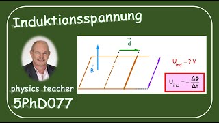 Physik 5PhD077 Induzierte Spannung [upl. by Tarkany]