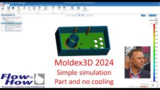 Moldex3D 2024 Setup your first simple simulation FlowHow® [upl. by Sldney679]