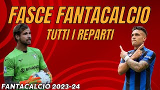 FASCE FANTACALCIO 202324 COMPLETE  Guida allAsta del Fantacalcio 202324 [upl. by Cornell]