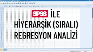 Hiyerarşik Regresyon Nedir SPSS İle Nasıl Yapılır [upl. by Burty775]