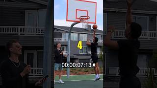 How fast can you make 11 layups 👀🏀 [upl. by Oicnerual]