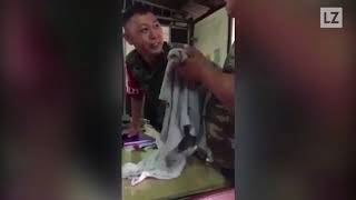 Soldier Saves Drowned Puppy with CPR [upl. by Thornton613]