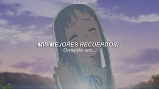 Secret Base Ending Full  Anohana  Subtitulado al Español  Romaji Lyrics『AMV』 [upl. by Dorcas404]