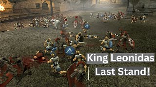 Spartan Total Warrior King Leonidas and his Spartans vs Romans 4K 60FPS [upl. by Lello875]