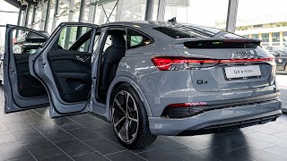 2024 Audi Q4 etron Sportback S line  Exterior and Interior Walkaround [upl. by Emmye]